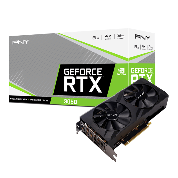 PNY GeForce� RTX� 3050 8GB VERTO Dual-Fan Graphics Card