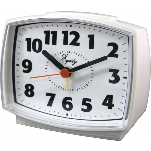 Photos - Radio / Clock La Crosse Technology 33100 Electric Analog Alarm Clock - Analog - Electric - White 