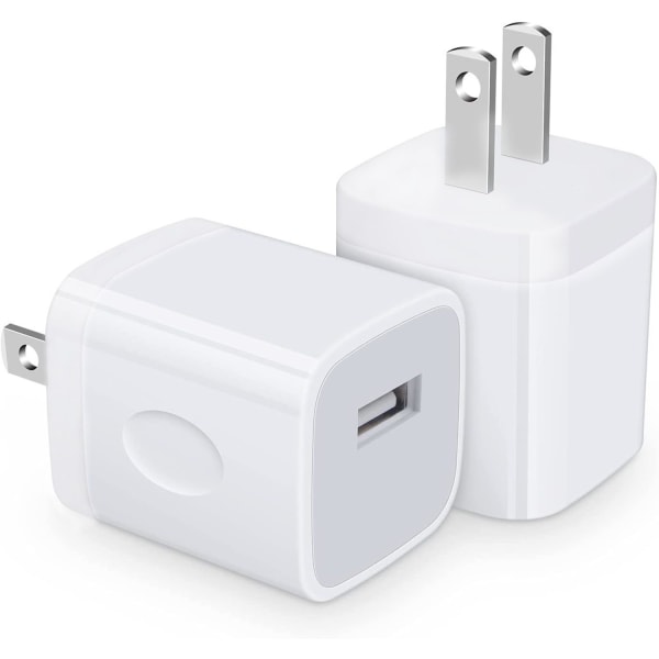 4XEM Wall Charger for Apple iPhone/iPod/iPad Mini, USB AC Power adapter - 5 W, 1A Wall charger with single USB port for Apple iPhones iPads or any sma