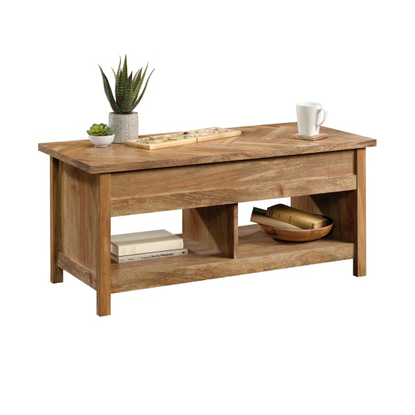 Photos - Coffee Table Sauder � Cannery Bridge Lift-Top , 19"H x 43-1/8"W x 19-1/2"D, Sindoori Mango 424191 
