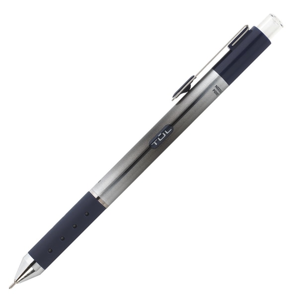 UPC 735854989934 product image for TUL® GL Series Retractable Gel Pens, Needle Point, 0.7 mm, Silver Barrel, Blue I | upcitemdb.com