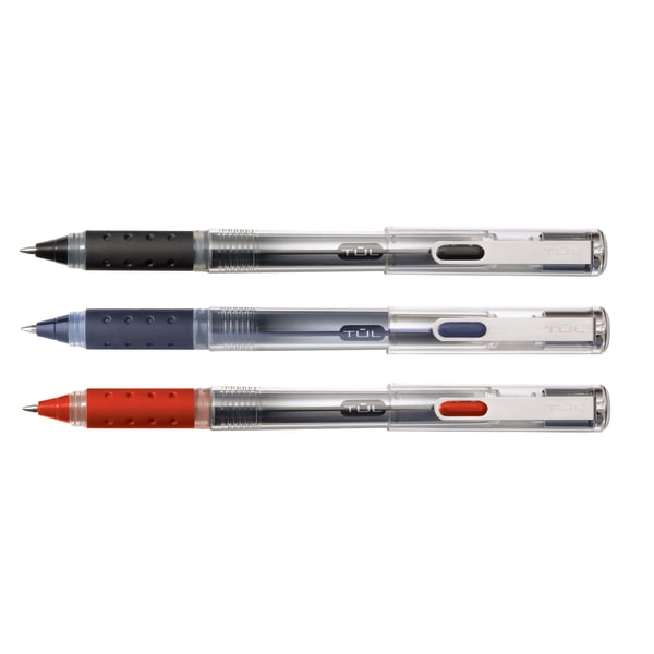 UPC 735854989965 product image for TUL� RB1 Rollerball Pens, Fine Point, 0.5mm, Silver Barrel, Assorted Inks, Pack  | upcitemdb.com