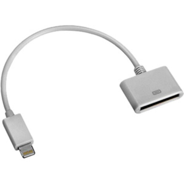 4XEM Lightning To 30-Pin Adapter Cable For iPhone/iPod/iPad - 8 Lightning/Proprietary Data Transfer Cable for iPhone, iPod, iPad - First End: 8-pin L