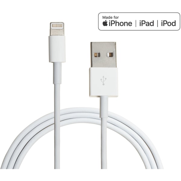 4XEM 3FT 1M charging data and sync Cable For Apple iPhone 5 5s 6 6s 6plus 7 7plus - Lightning to USB data sync cable forApple iPad, iPhone, iPod 3 FT 