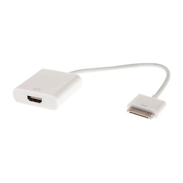 4XEM 30Pin Apple Proprietary connection to HDMI Adapter for Apple iPhone/iPad/iPod with 30pim connection - 4XEM 30Pin Apple Proprietary connection to 