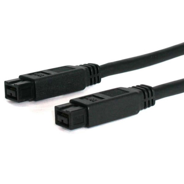 StarTech 10 ft 1394b Firewire 800 Cable 99 MM IEEE 1394 cable FireWire 800 M to FireWire 800 M Black