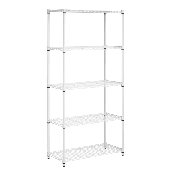 UPC 811434015733 product image for Honey-can-do SHF-01573 5-Tier Steel Urban Adjustable Storage Shelving Unit, Whit | upcitemdb.com