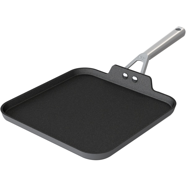 Ninja Foodi NeverStick Premium 11" Square Griddle Pan, Slate Gray