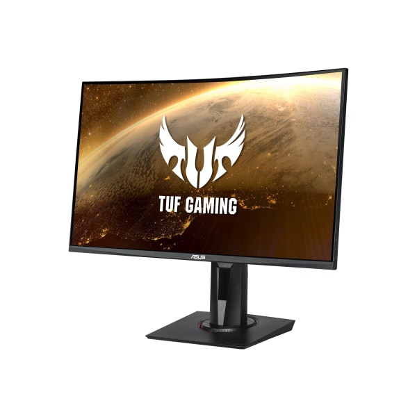TUF VG27VQ 27 Full HD Curved Screen LED Gaming LCD Monitor - 16:9 - Black - 27 Class - Vertical Alignment (VA) - 1920 x 1080 - FreeSync - 400 Nit Ma - VG27VQ - Electronics   TUF Gaming VG27VQ Curved Gaming Monitor - 27 inc sku VG27VQ
