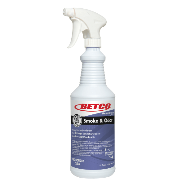 Betco® BestScent Smoke and Odor RTU, Fresh Scent, 32 Oz, Case of 12 -  2341200
