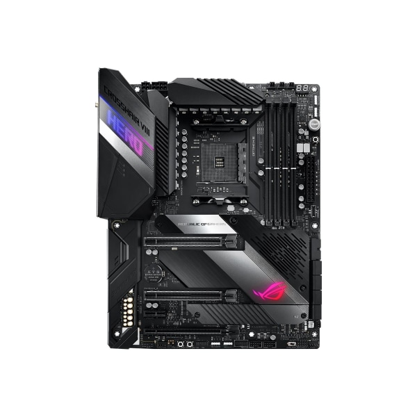 ASUS ROG Crosshair VIII Hero (WI-FI) - Motherboard - ATX - Socket AM4 - AMD X570 Chipset - USB-C Gen2, USB 3.2 Gen 1, USB 3.2 Gen 2 - Bluetooth, Gigab