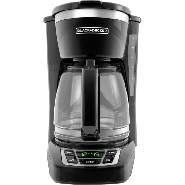 ( incomplete) Black & Decker 12-Cup Programmable Coffee Maker, Black, CM1160B