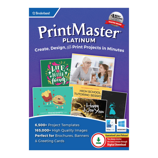 Encore� Print Master Platinum, Windows�/Mac, Download/Product Key