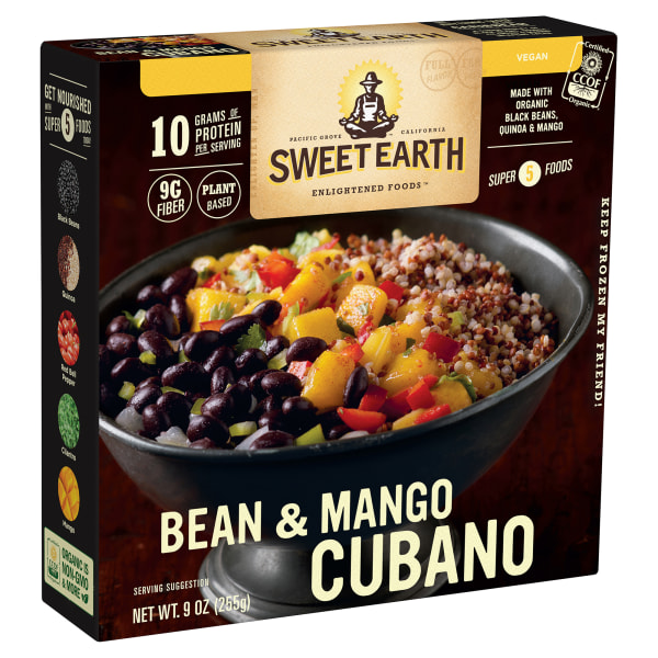 UPC 016741000025 product image for Sweet Earth Bean & Mango Cubano Meal, 9 Oz, Pack Of 4 Meals | upcitemdb.com