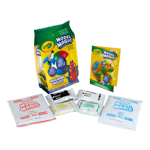 Crayola Model Magic Custom Variety Modeling Compounds, Assorted Colors, Pack Of 12 Compounds