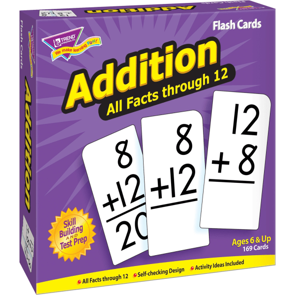 UPC 078628532012 product image for Trend Addition all facts through 12 Flash Cards - Theme/Subject: Learning - Skil | upcitemdb.com