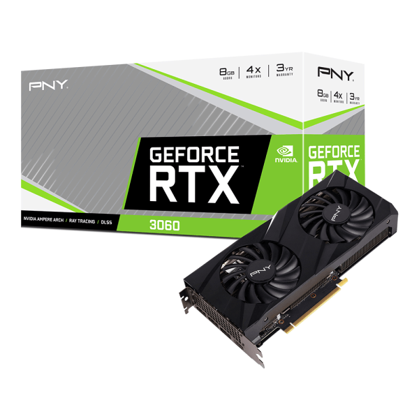 PNY GeForce� RTX 3060 8GB VERTO Dual Fan Graphics Card