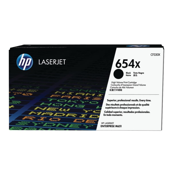 654X High-Yield Black Toner Cartridge, CF330X