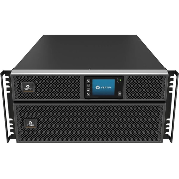 Vertiv Liebert GXT5 UPS - 6kVA/6kW/208 and 120V | Online Rack Tower Energy Star - Double Conversion| 4U| Built-in RDU101 Card| Color/Graphic LCD| 3-Ye -  GXT5-6000MVRT4UXLN