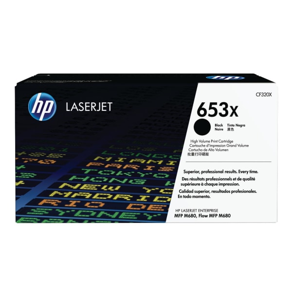 653X High-Yield Black Toner Cartridge, CF320X