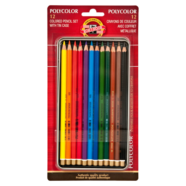 UPC 014173374264 product image for Koh-I-Noor Polycolor Colored Pencils Set - 3.8 mm Lead Diameter - Assorted Lead  | upcitemdb.com