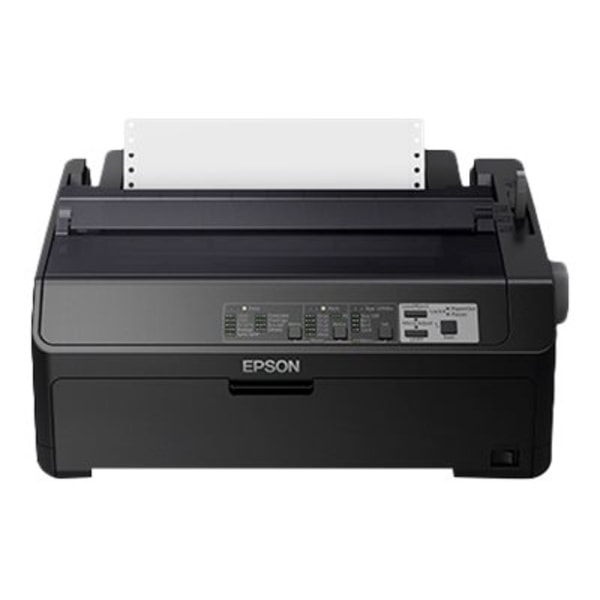 Epson LQ 590II NT - Printer - B/W - dot-matrix - 10 in (width), - 24 pin - up to 584 char/sec - parallel, USB 2.0, LAN, serial