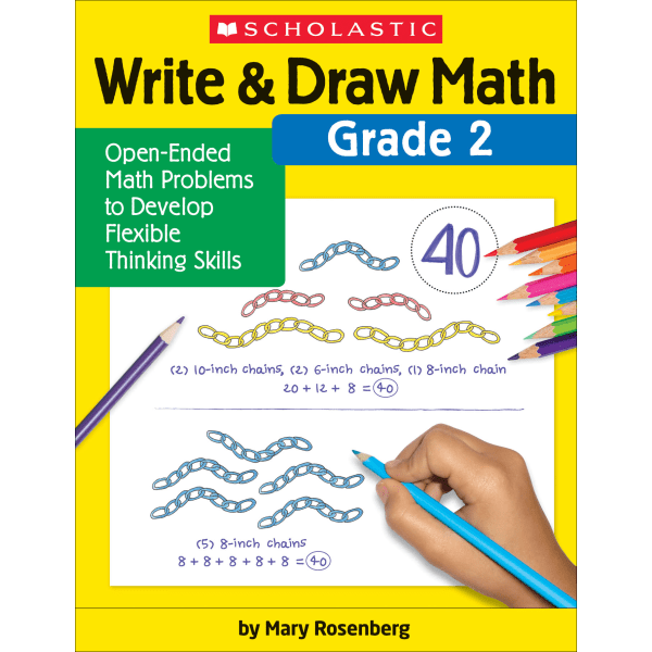 ISBN 9781338314380 product image for Scholastic® Write & Draw Math: Grade 2 | upcitemdb.com