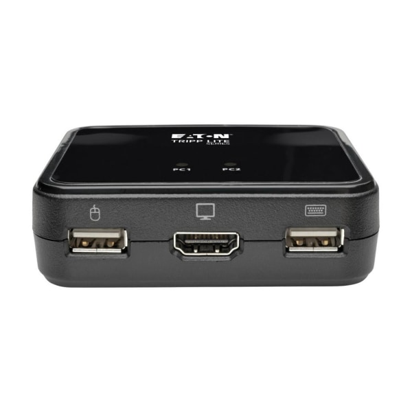 Photos - Cable (video, audio, USB) TrippLite Tripp Lite B032-HUA2 2-Port USB/HD Cable KVM Switch, Black