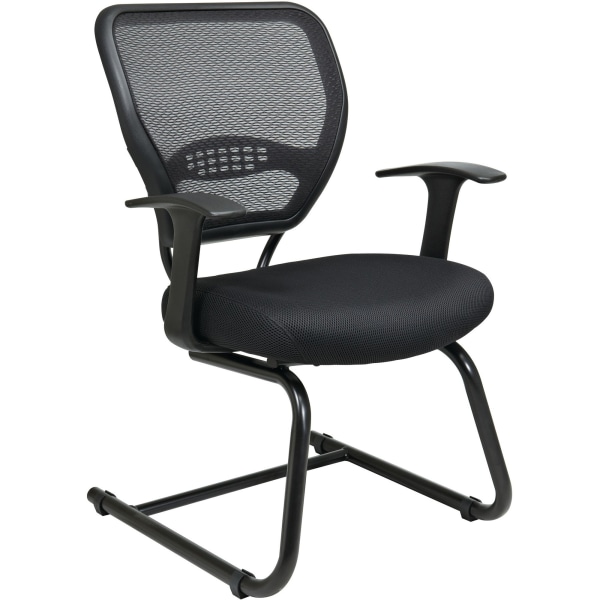 Office Star Matrex Mesh Back Guest Chair, Black