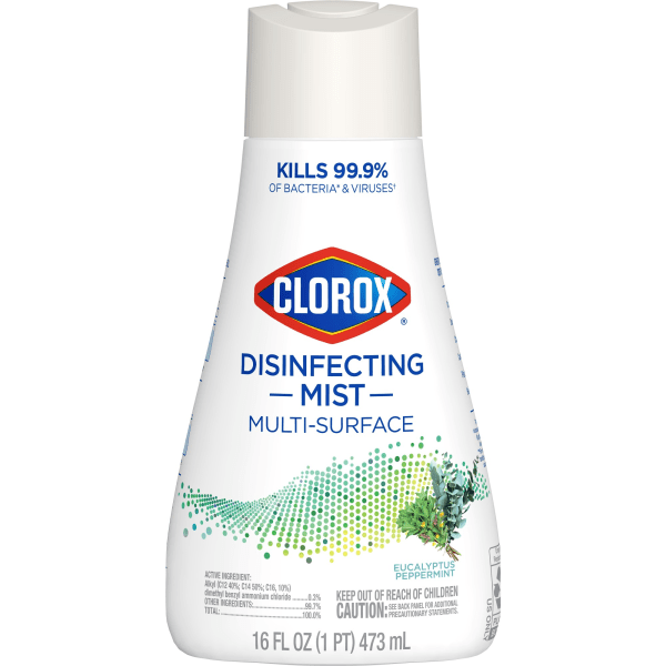 Clorox Disinfecting Mist MultiSurface Spray Refill Eucalyptus Peppermint 16 Fl Oz Clorox Disinfecting Mist MultiSurface Spray Refill Eucalyptus Peppermint 16 Fl Oz