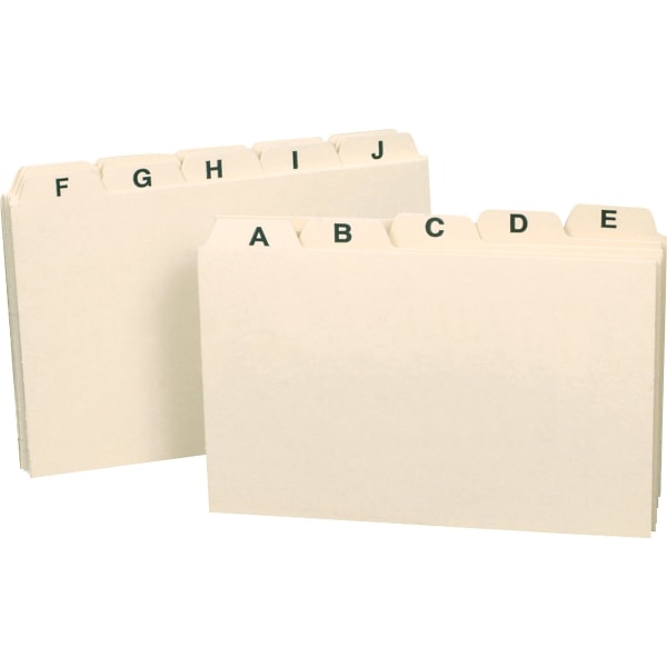 UPC 086486550765 product image for Smead® Alphabetic Card Guides, 5