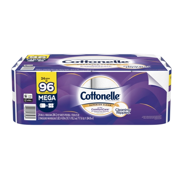 UPC 036000485981 product image for Cottonelle� Ultra Comfort Care� 2-Ply Mega Toilet Paper, 284 Sheets Per Roll, Pa | upcitemdb.com