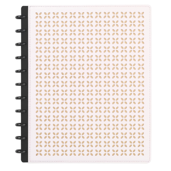 TUL Discbound Notebook, Letter Size, 60 Sheets, Rose Gold