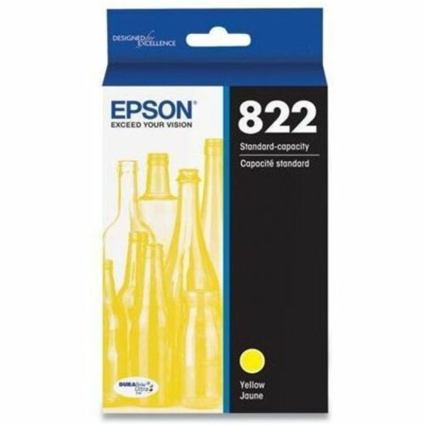 Epson® 822 DuraBrite® Ultra Yellow Ink Cartridge, T822420-S