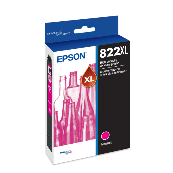 Photos - Ink & Toner Cartridge Epson ® 822XL DuraBrite® Magenta High-Yield Ink Cartridge, T822XL320-S 