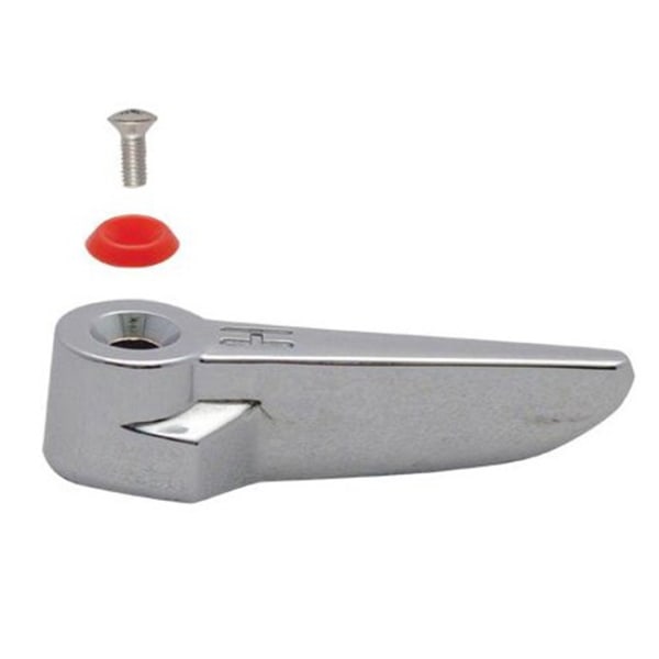 T&S Brass Hot Faucet Handle, 5/8H x 1W x 2-1/4D, Silver - 001637-45M50 - Hardware Complete your repair or install with the T&S Brass sku 001637-45M50