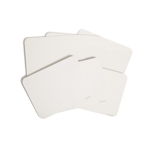 U Brands Dry-Erase Lap Boards, 9 x 12, White, Set Of 6 Boards