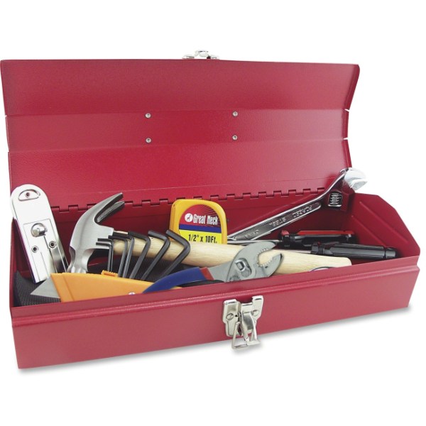 GTIN 076812022967 product image for Great Neck 16 Piece Light-Duty Tool Box Set, Red | upcitemdb.com
