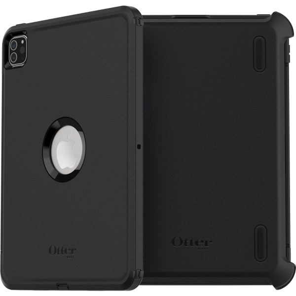Image of OtterBox Defender Series Pro Rugged Carrying Case Holster For 11" Apple iPad® Pro 3rd Gen Tablet, Black