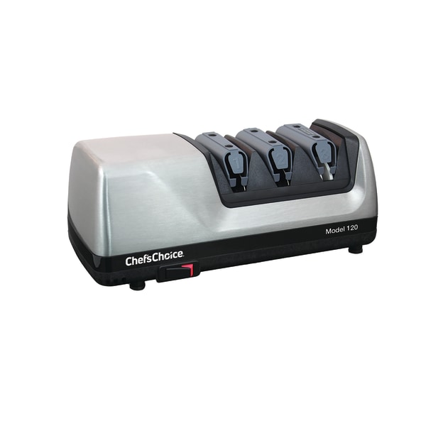 Edgecraft Chef's Choice 3-Stage Professional Electric Knife Sharpener, Silver/Black -  Chef'sChoice, 0120108