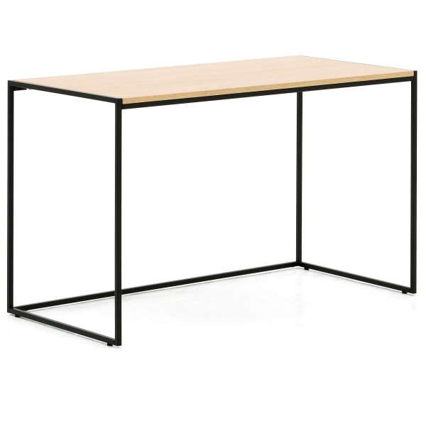 Allermuir Crate 48W Desk, Oak/Black