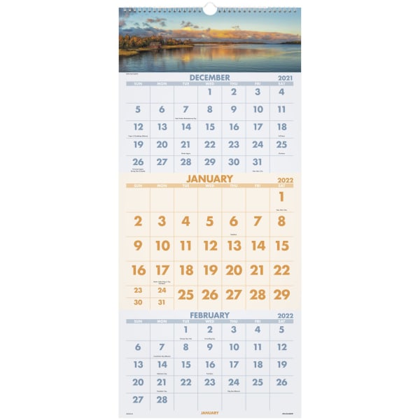 At-A-Glance Scenic Design 3-month Wall Calendar AAGDMW50328