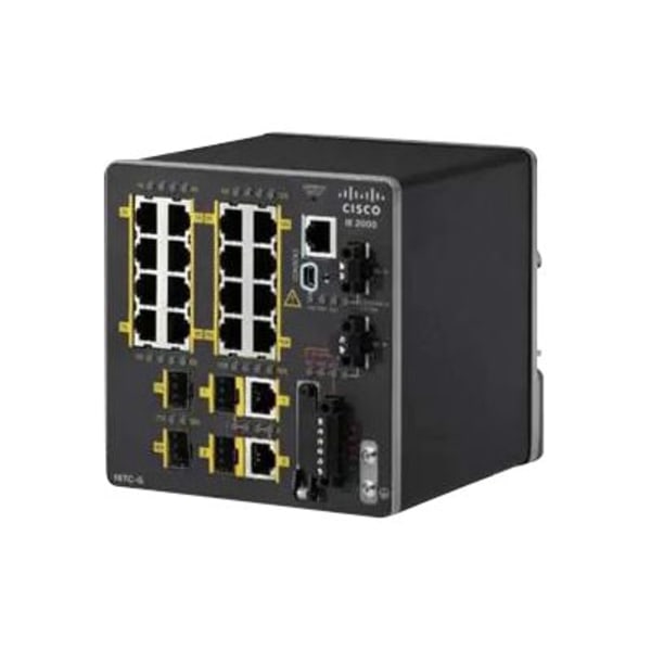 Photos - Switch Cisco IE-2000-16TC-G-E Ethernet  - 20 Ports - Manageable - Fast Ethernet, Gigabit Ethernet - 10/100Base-TX, 10/100/100 