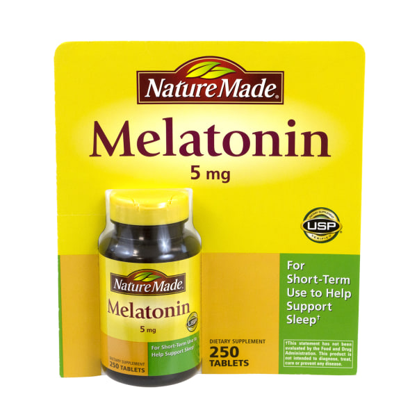 UPC 031604040284 product image for Nature Made Melatonin, 5 mg, Pack of 250 | upcitemdb.com