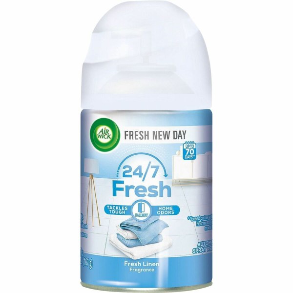 Air Wick Freshmatic Ultra Automatic Spray Refills With Essential Oils Fresh Linen Scent 617 Oz Carton Of 6 Air Wick Freshmatic Ultra Automatic Spray Refills With Essential Oils Fresh Linen Scent 617 Oz Carton Of 6