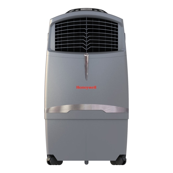 Honeywell 525 CFM Indoor Evaporative Air Cooler (Swamp Cooler) with Remote Control in Gray