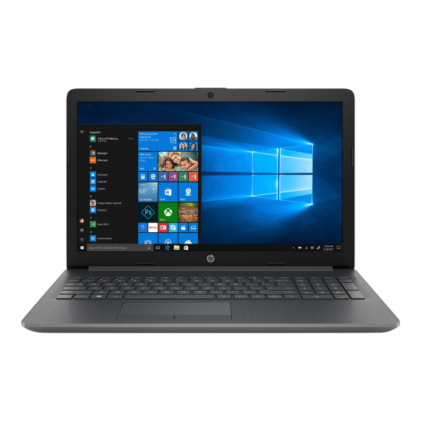 HP 15-db1000 15-db1060nr 15.6"" Touchscreen Notebook - 1366 x 768 - AMD Ryzen 5 3500U 2.10 GHz - 8 GB RAM - 256 GB SSD - Chalkboard Gray - Windows 10 H -  7FT21UA#ABA