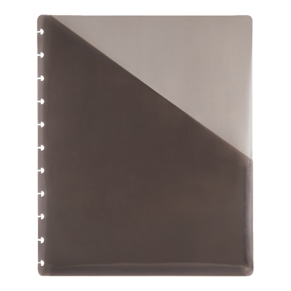 TUL Discbound Pocket Dividers, Letter Size, Gray, Pack Of 2