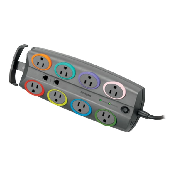 Photos - Surge Protector / Extension Lead Kensington SmartSockets Color-Coded 8-Outlet Adapter Model Surge Protector 62690 
