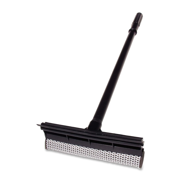 Unger Auto Squeegee Scrubber - 8 Blade - 18 Plastic Handle - Heavy Duty - Black - AUSQ0CT - Home and Garden Make cleaning your car windows easier with this ha sku AUSQ0CT